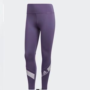 Adidas purple running leggings size 3X